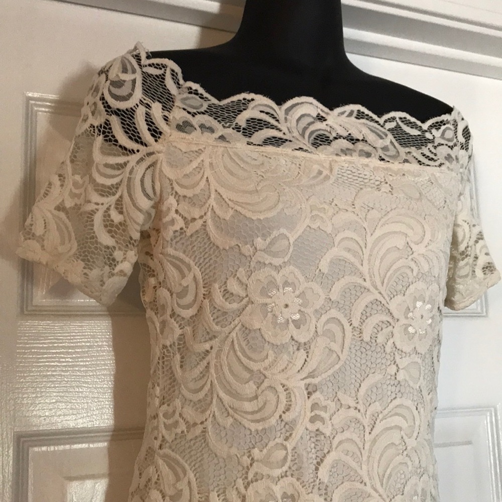 NWT! H&M Off-the-Shoulder Lace Dress
